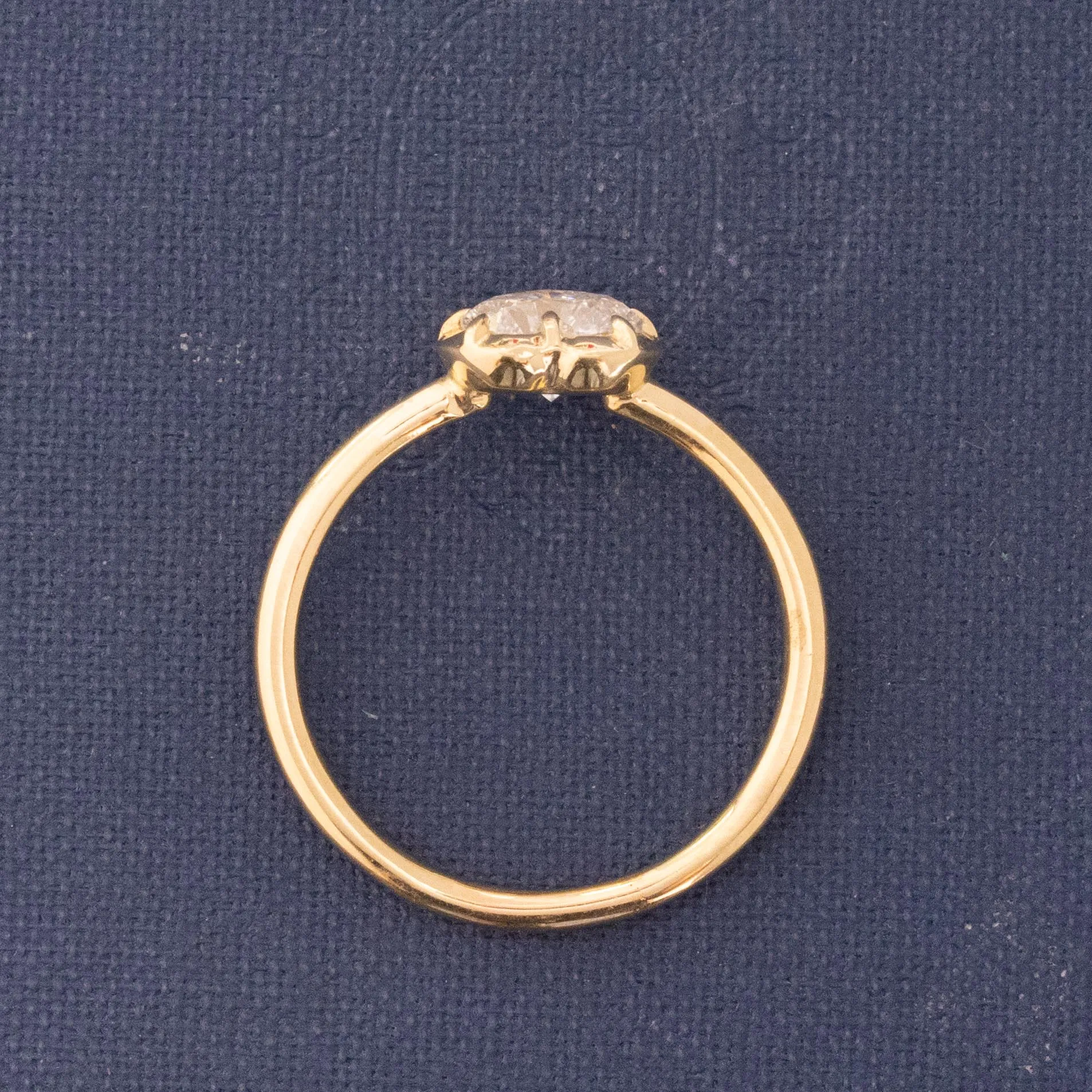 1.00ct Heart Cut Diamond Solitaire