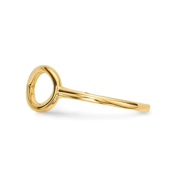 14K Yellow Gold High Polish Infinity Ring