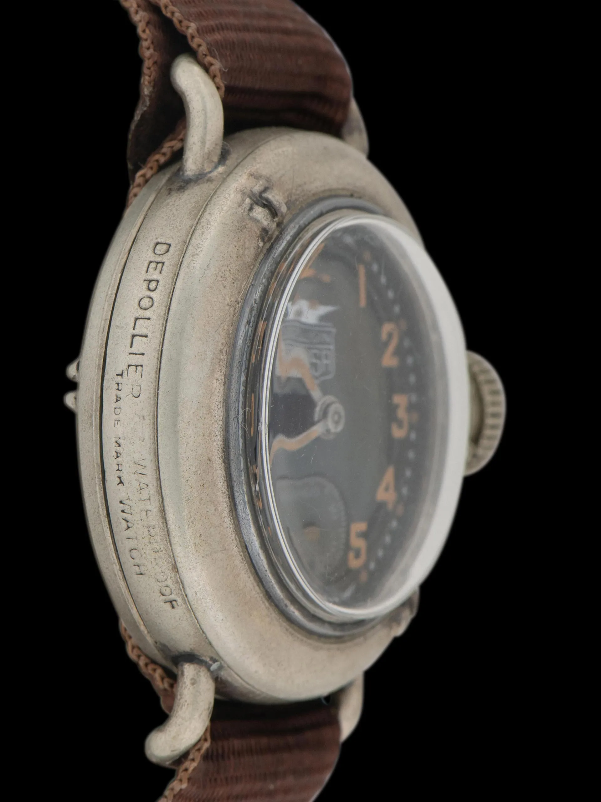 1920s Elgin "Depollier" Military Waterproof Watch