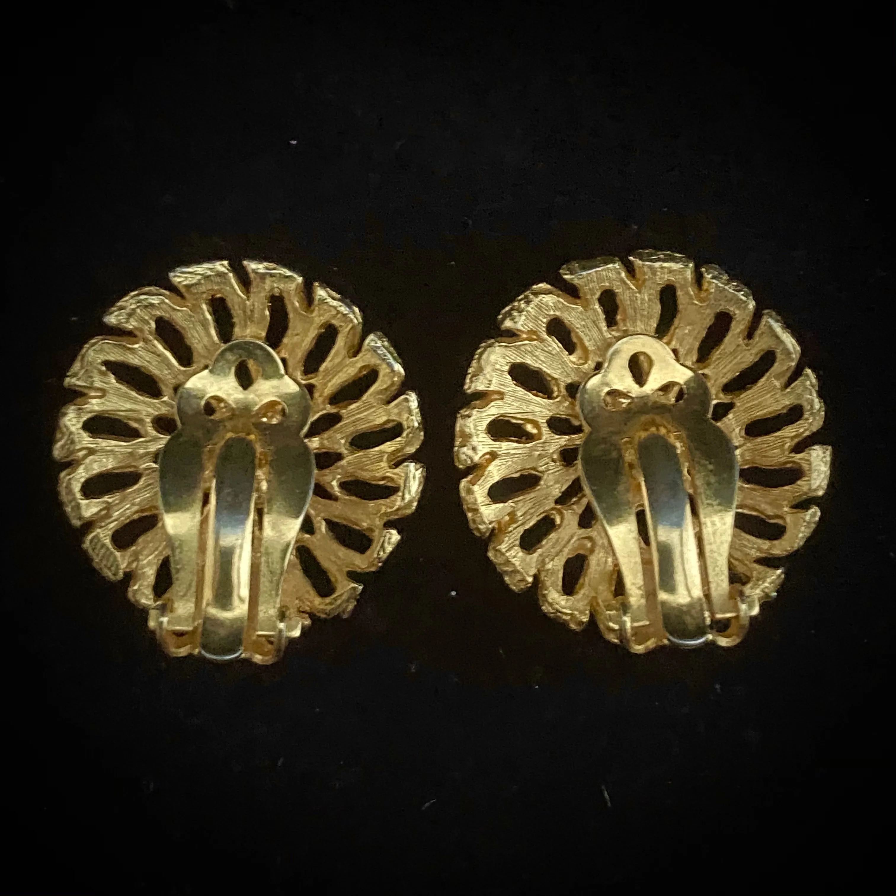 1960s Celebrity N.Y. Floral Earrings