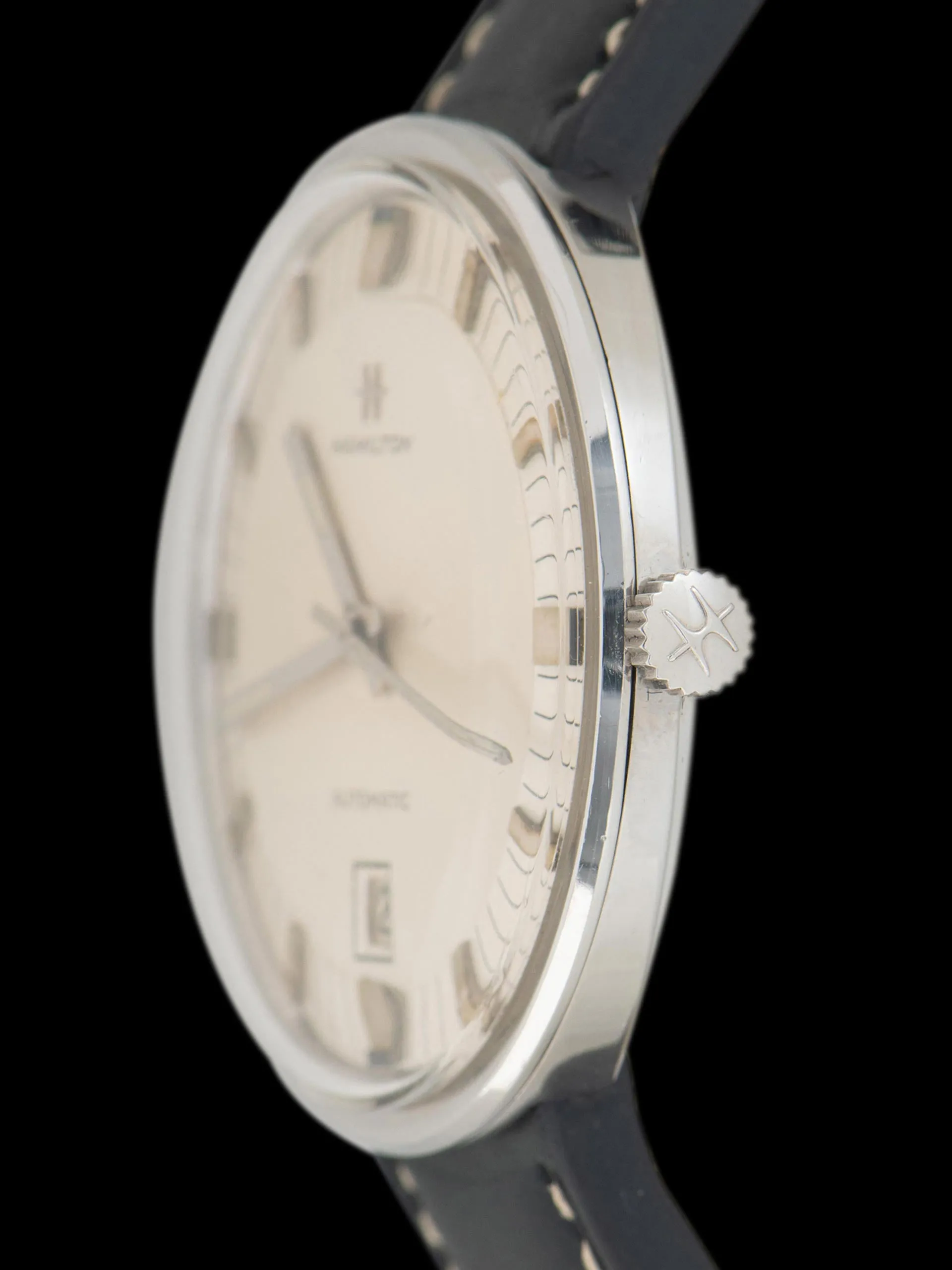 1970s Hamilton Dateline UFO (Ref. 64046-3) Silver Dial