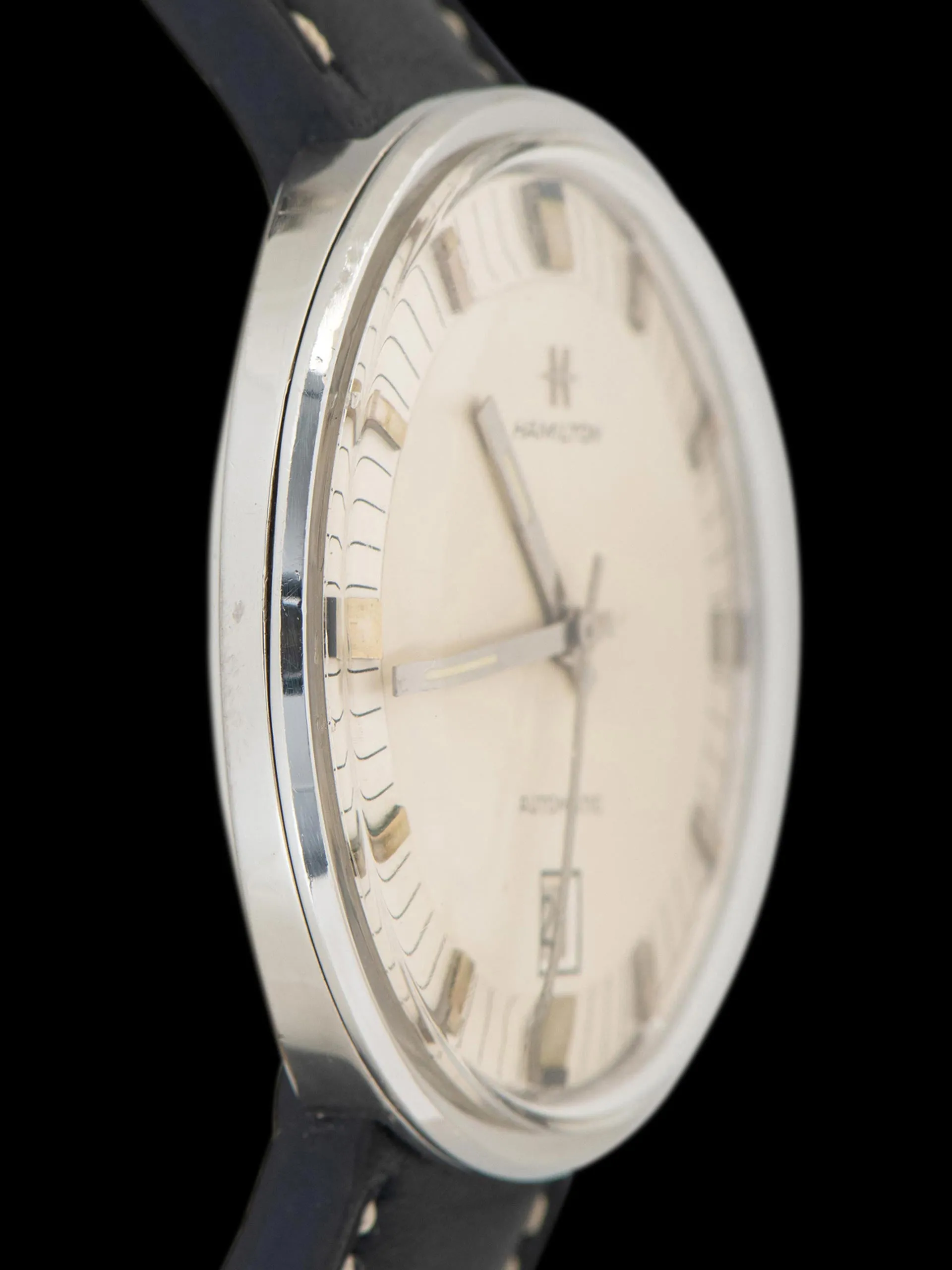 1970s Hamilton Dateline UFO (Ref. 64046-3) Silver Dial
