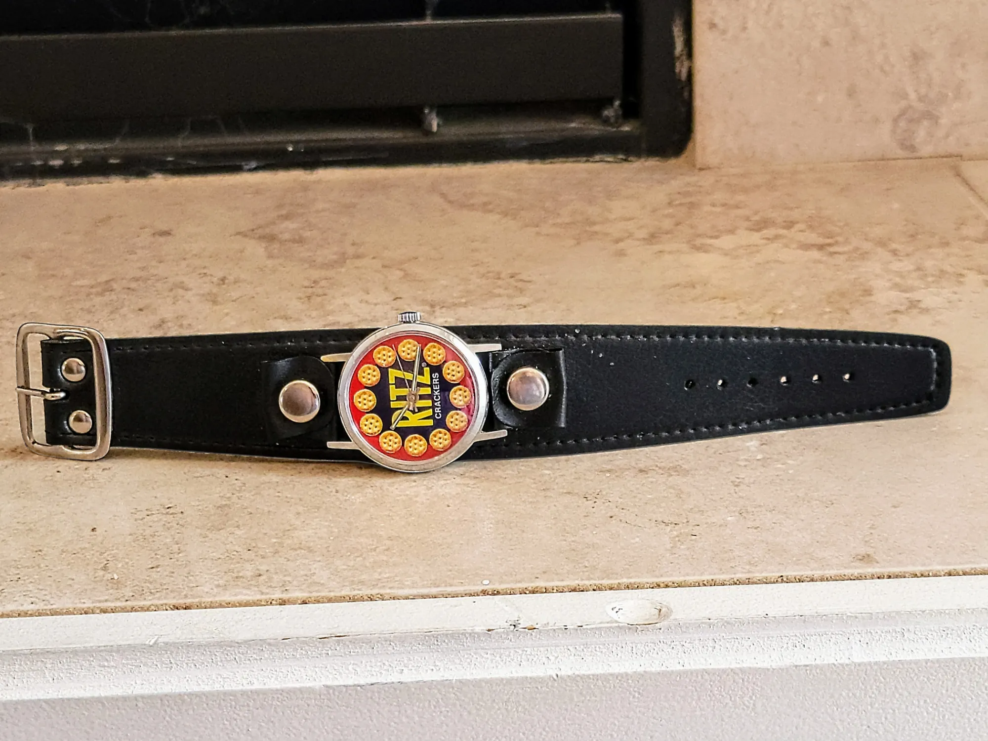 1970's RITZ Crackers Advertising Watch Cal. EB 8810 SWISS Made