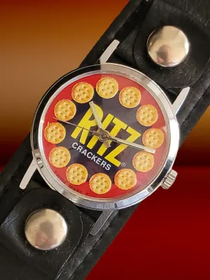 1970's RITZ Crackers Advertising Watch Cal. EB 8810 SWISS Made