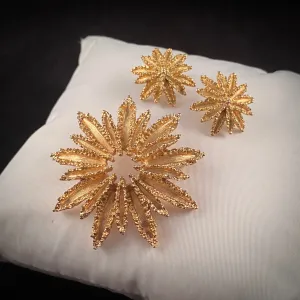 1972 Avon Starflower Brooch & Earrings