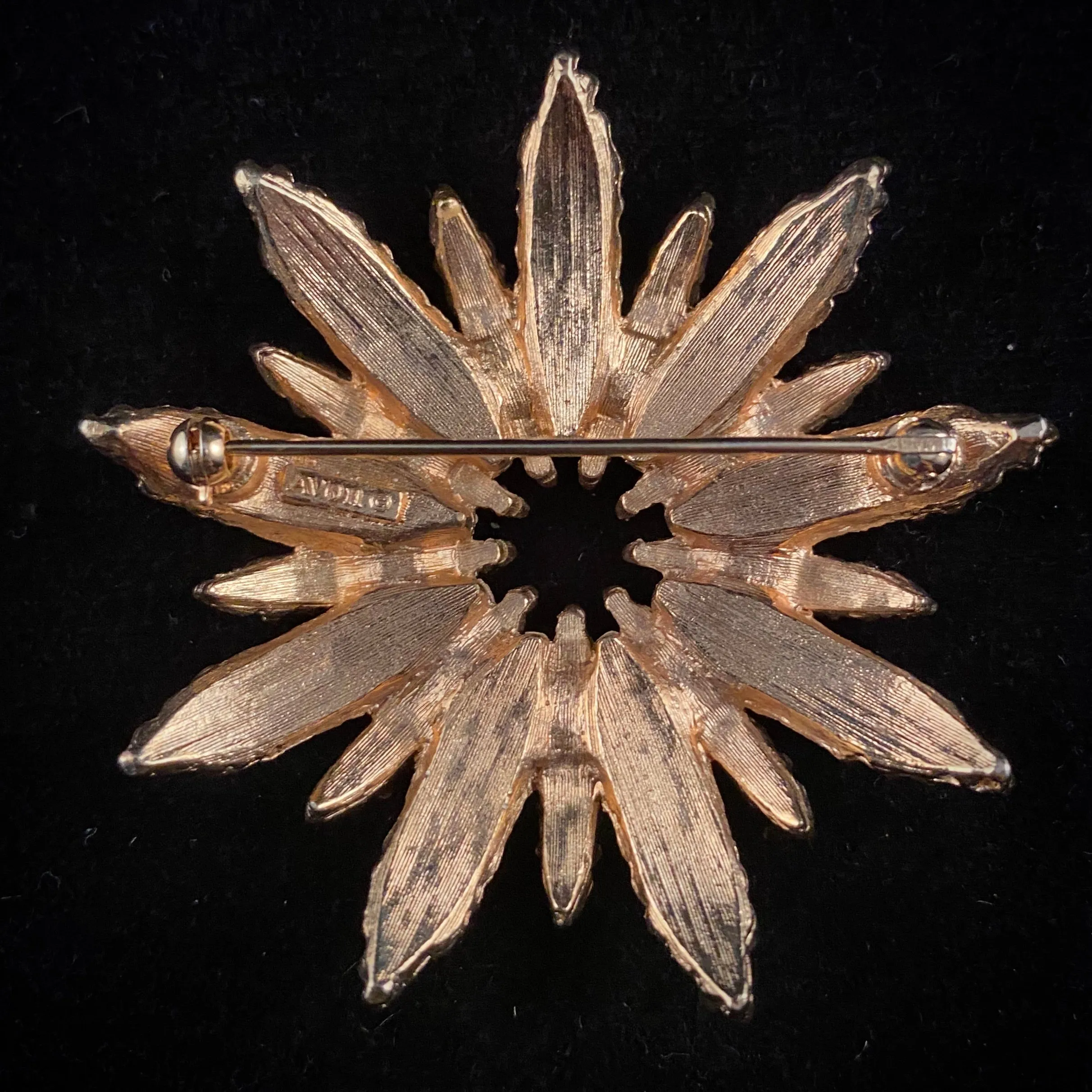 1972 Avon Starflower Brooch & Earrings