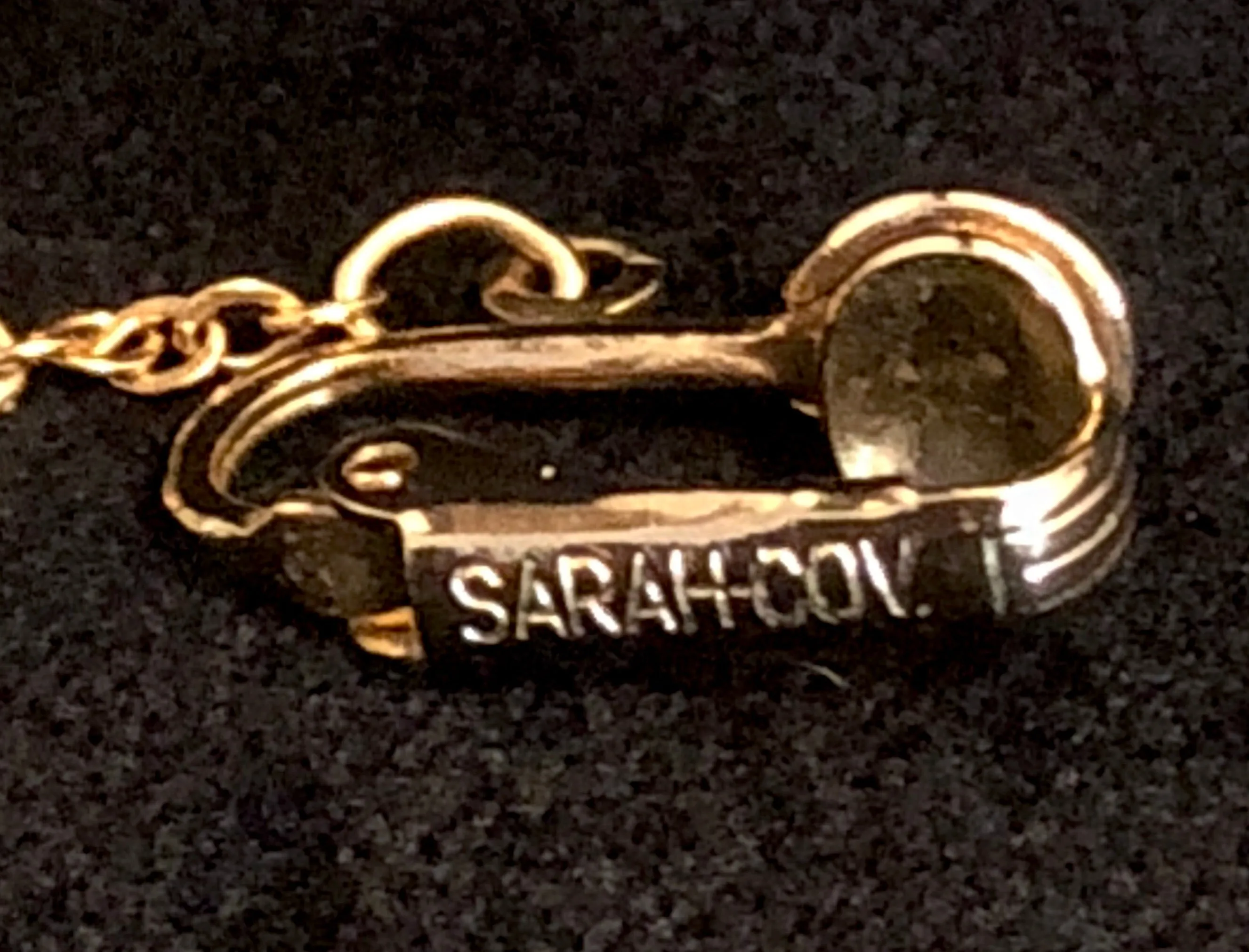 1976 Sarah Coventry Golden Ice Necklace & Earrings