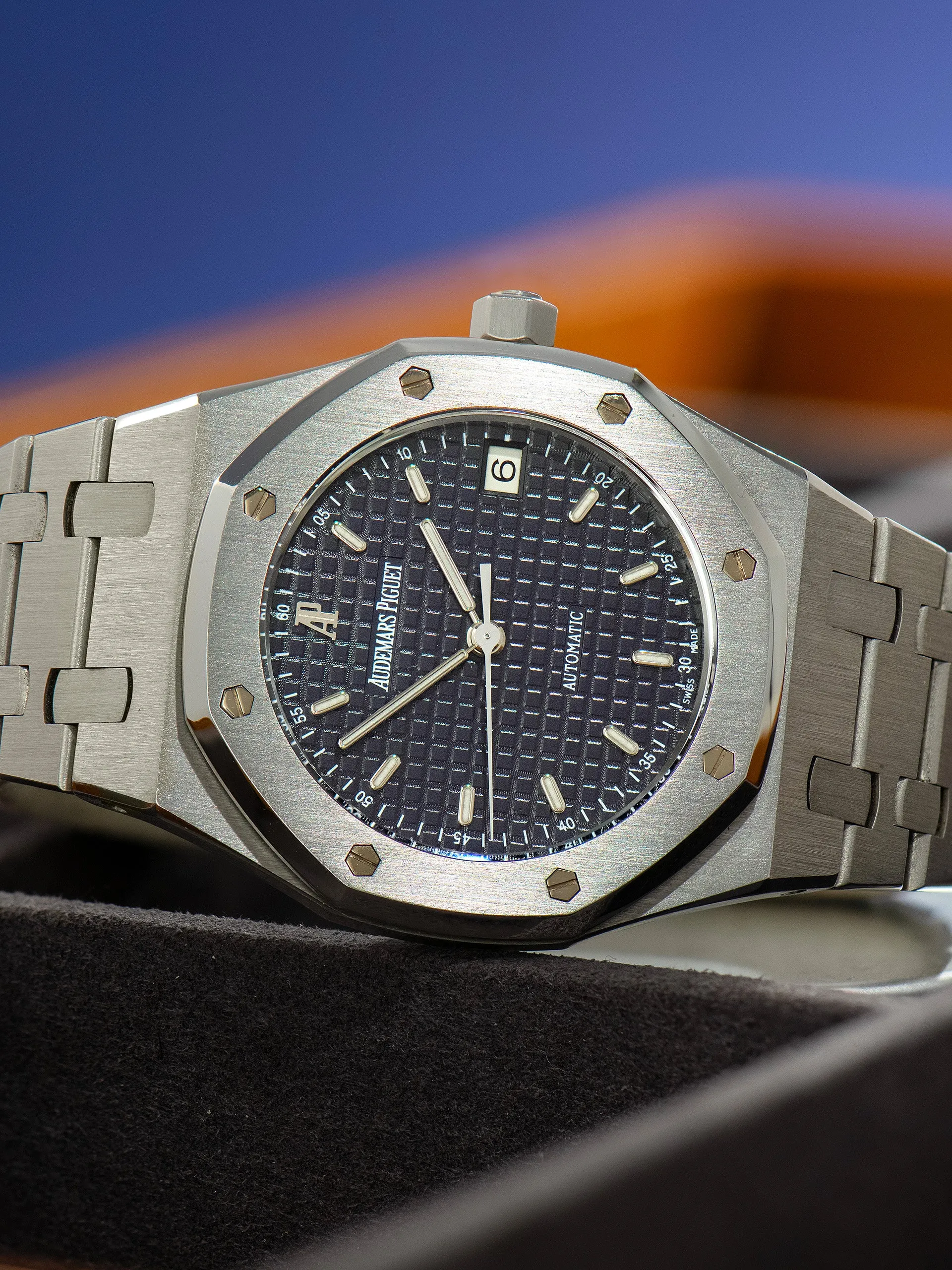 2000s Audemars Piguet Royal Oak (Ref. 14790ST) Blue "Mk. III" Dial