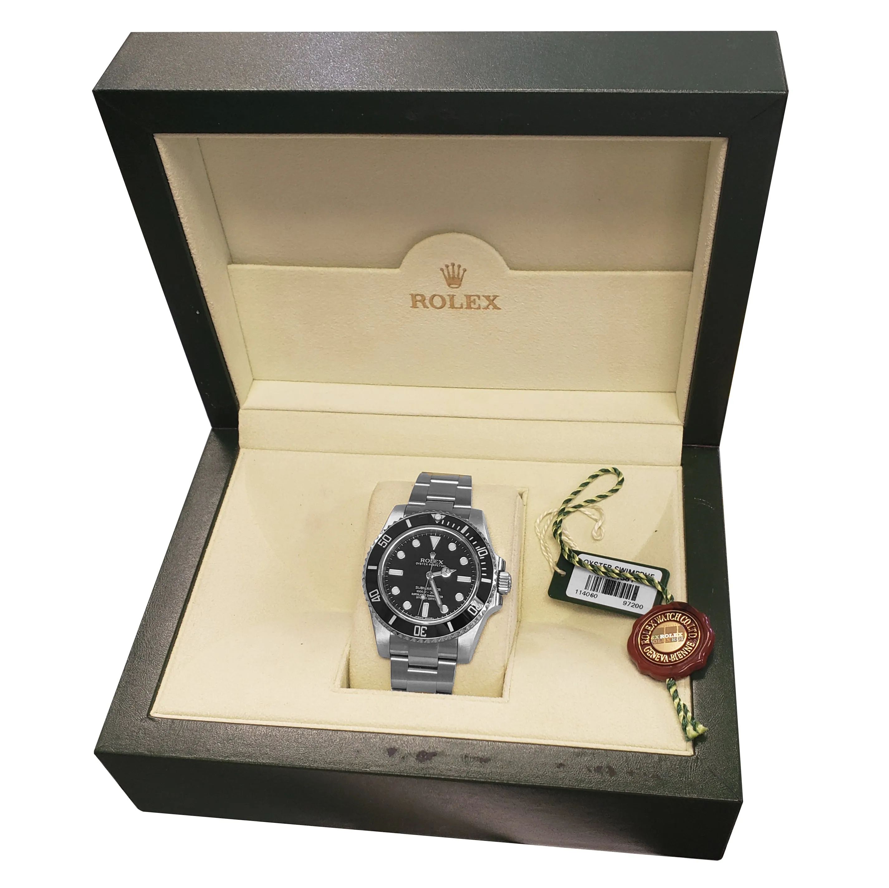 2017 Rolex Submariner No-Date 114060 Stainless Steel Dive Ceramic 40mm Watch
