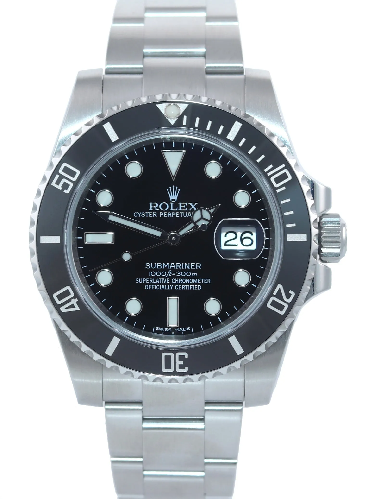 2018 MINT Rolex Submariner Date 116610 Steel Black Ceramic Bezel 40mm Watch Box