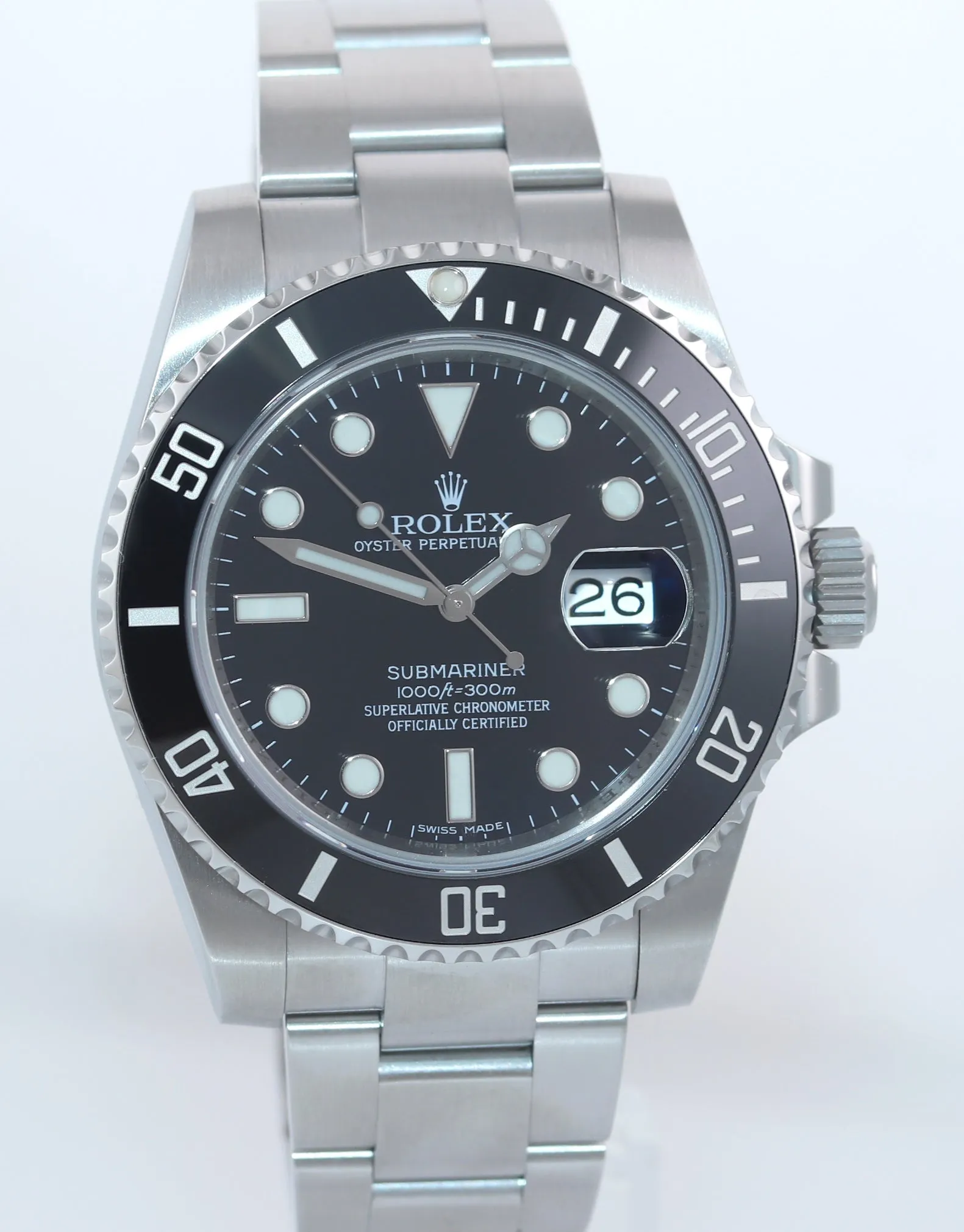 2018 MINT Rolex Submariner Date 116610 Steel Black Ceramic Bezel 40mm Watch Box