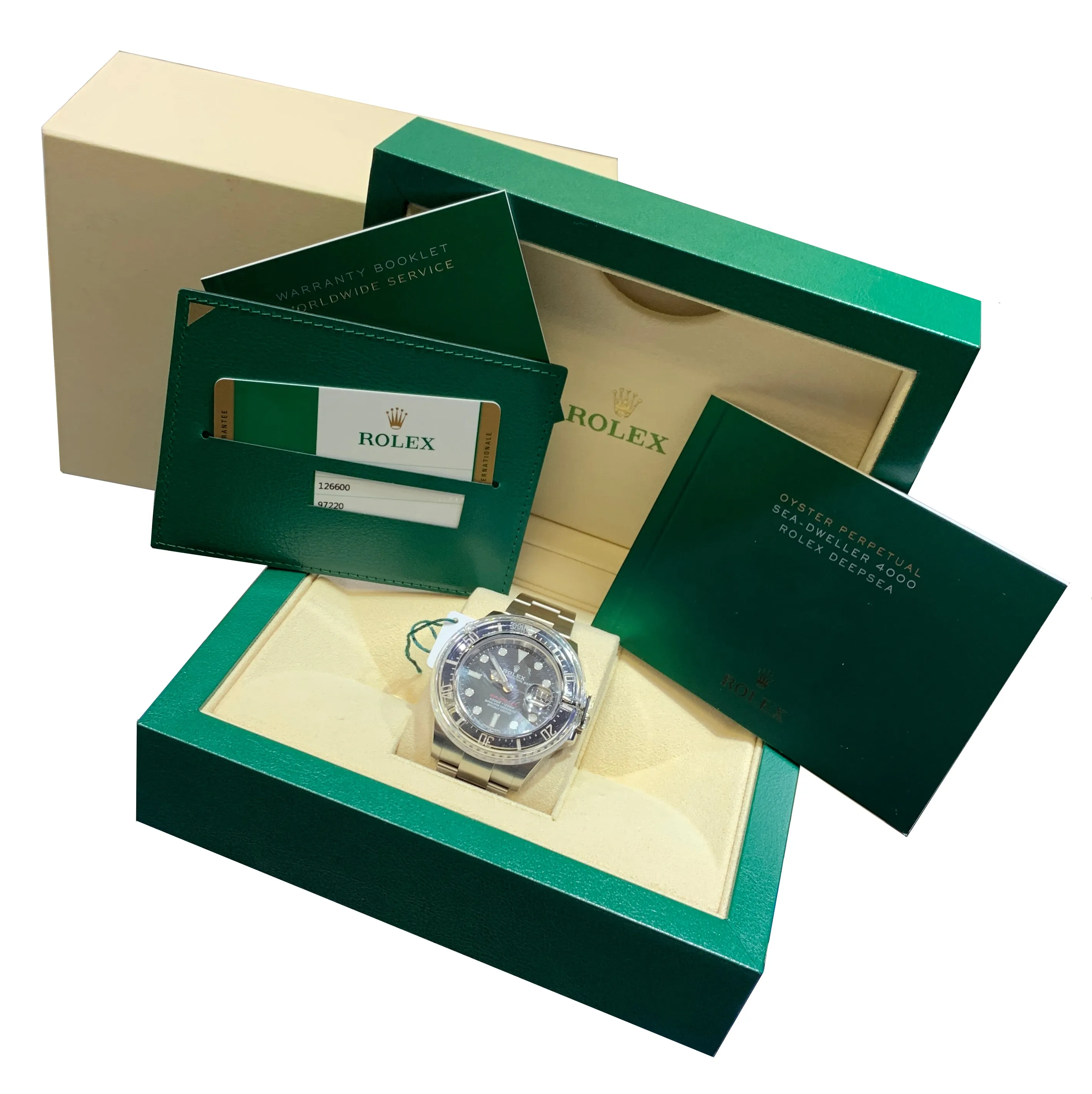 2018 UNPOLISHED Rolex Red Sea-Dweller 43mm Mark I 50th Anniversary 126600 Watch