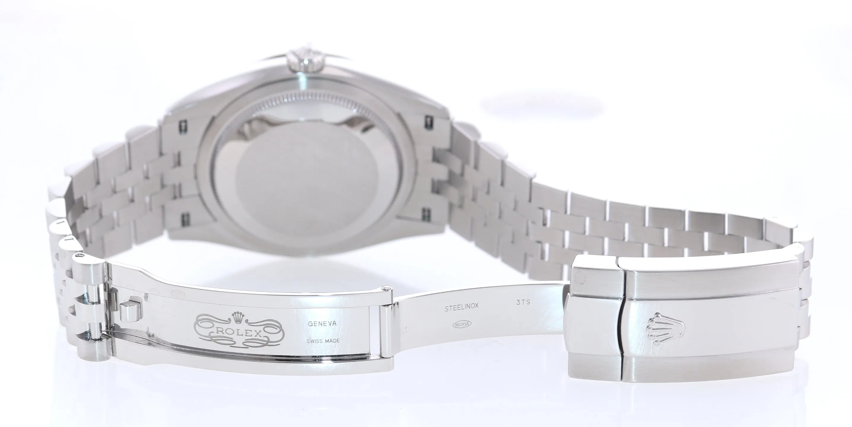 2019 PAPERS Rolex DateJust Blue Jubilee Diamond 126234 Steel White Gold Watch