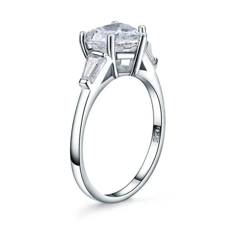 2.0Ct Heart-Shaped Diamond Engagement Ring