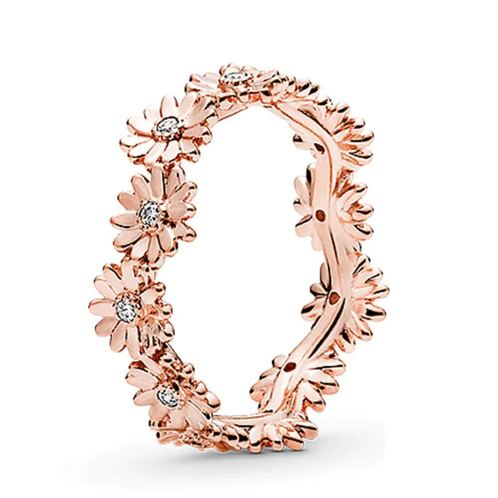 925 Sterling Silver Rings For Women Original Infinity Love Heart Crown Engagement Wedding Ring Rose Gold Crystals Luxury Jewelry