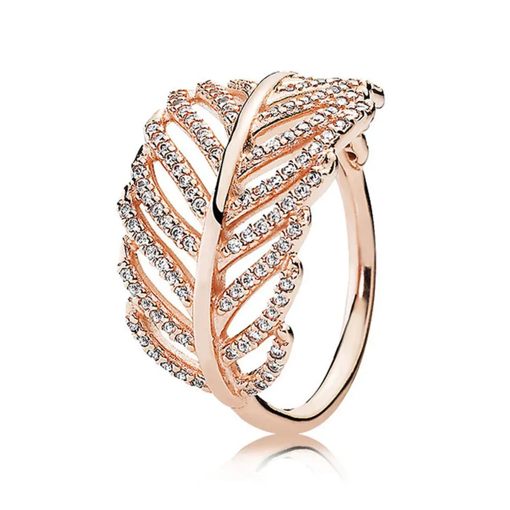 925 Sterling Silver Rings For Women Original Infinity Love Heart Crown Engagement Wedding Ring Rose Gold Crystals Luxury Jewelry