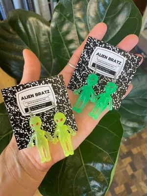 Alien Earrings