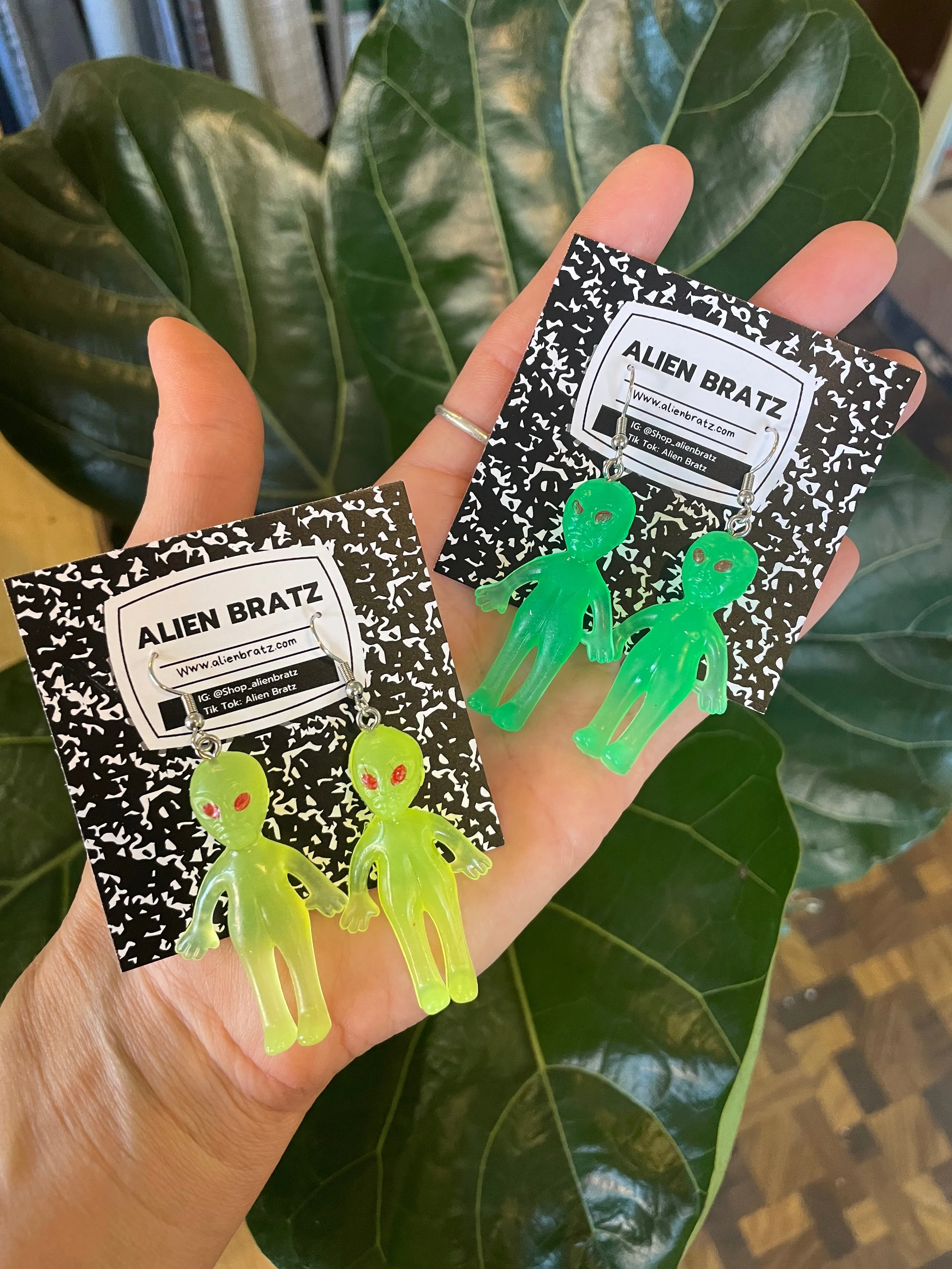Alien Earrings