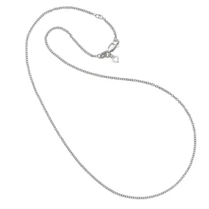 Ankerkette Premium Silber, Drahtstärke 4mm, Länge 45cm