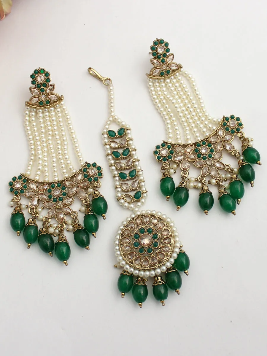 Ankita Earrings & Tikka