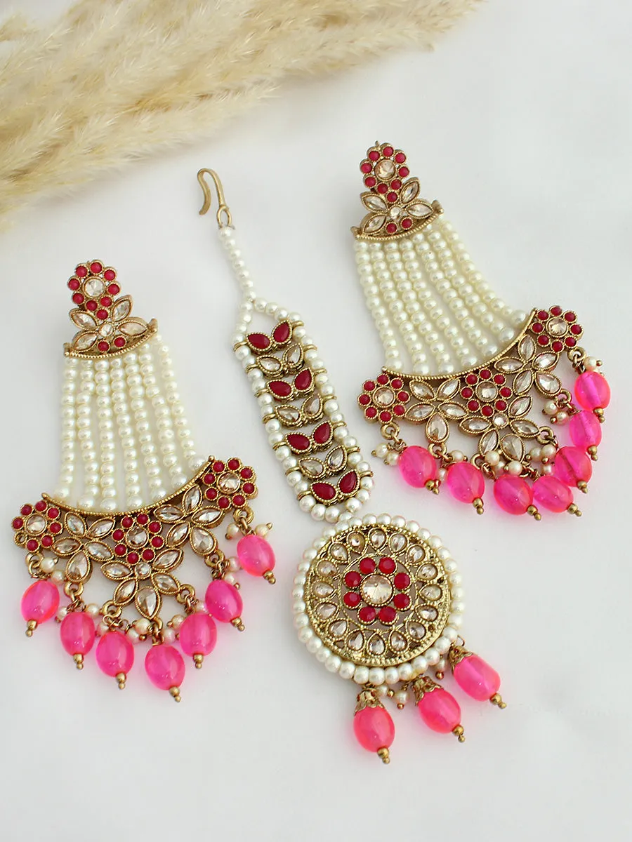 Ankita Earrings & Tikka