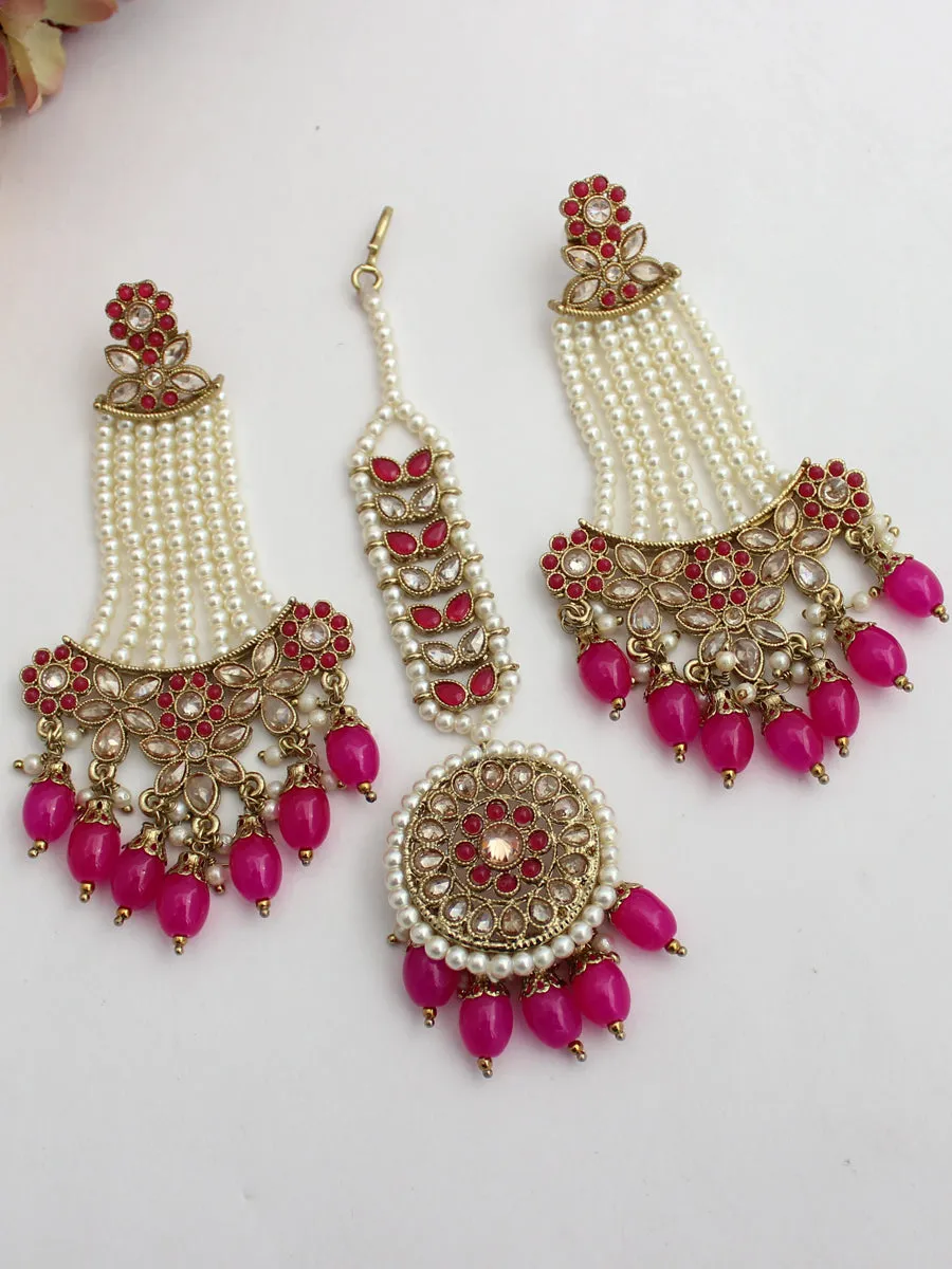 Ankita Earrings & Tikka
