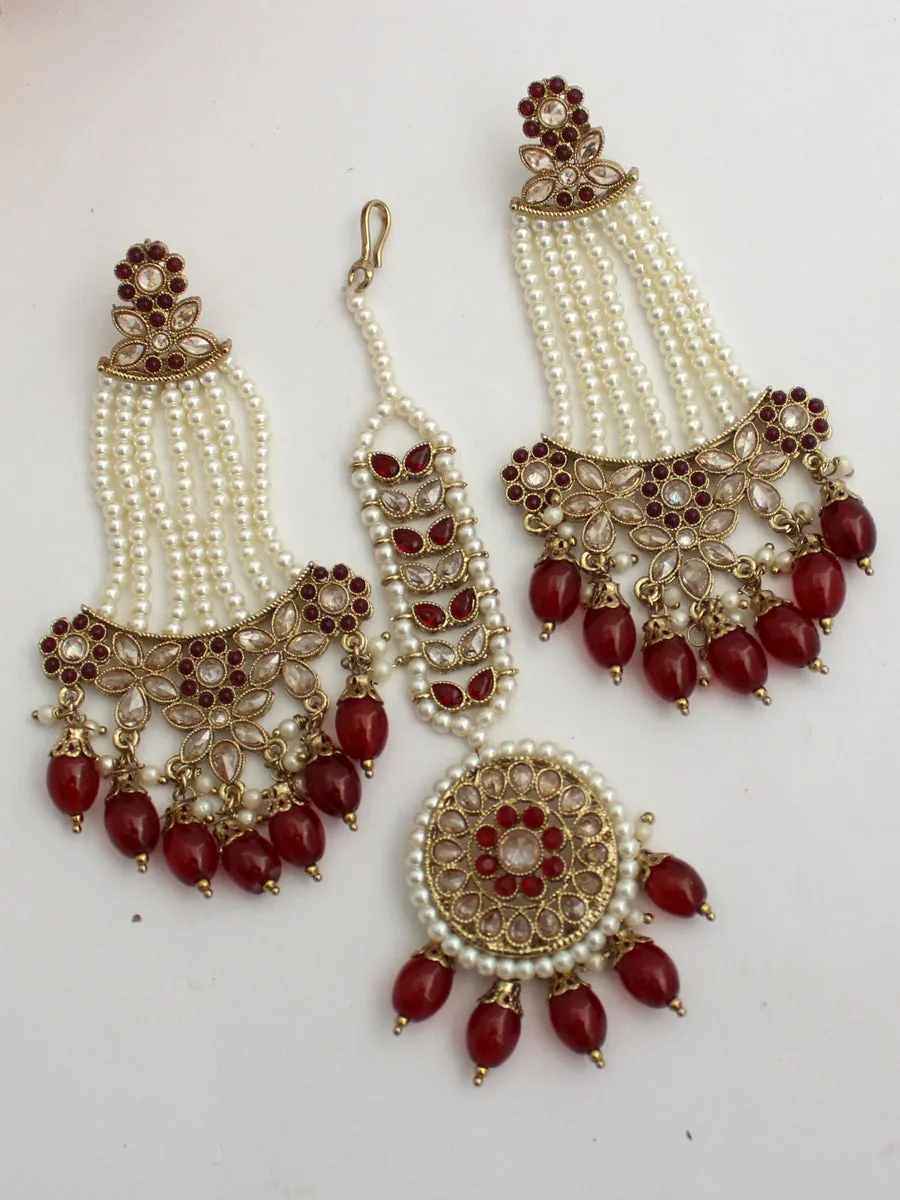 Ankita Earrings & Tikka