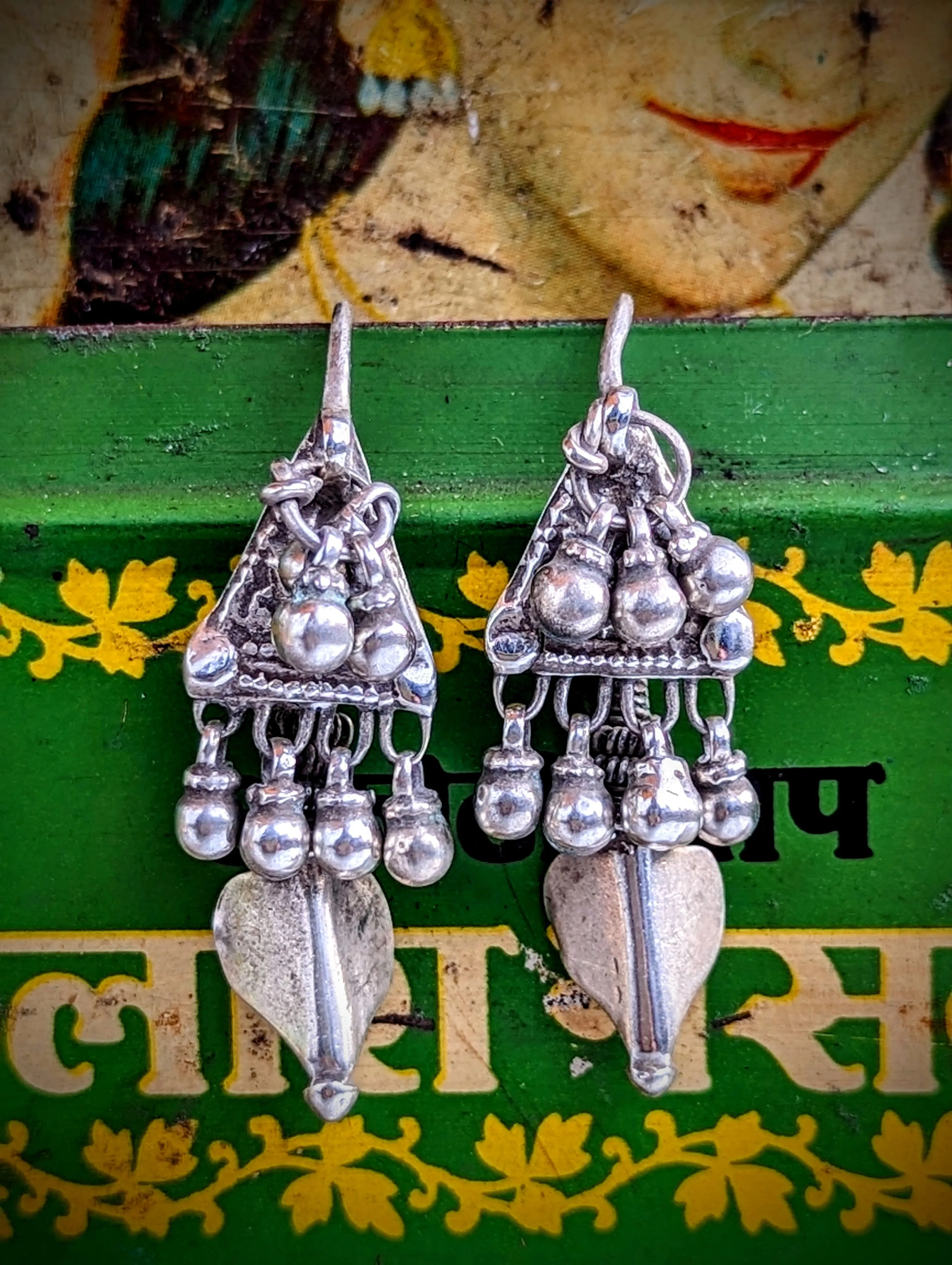 Antique Banjara arrow earrings