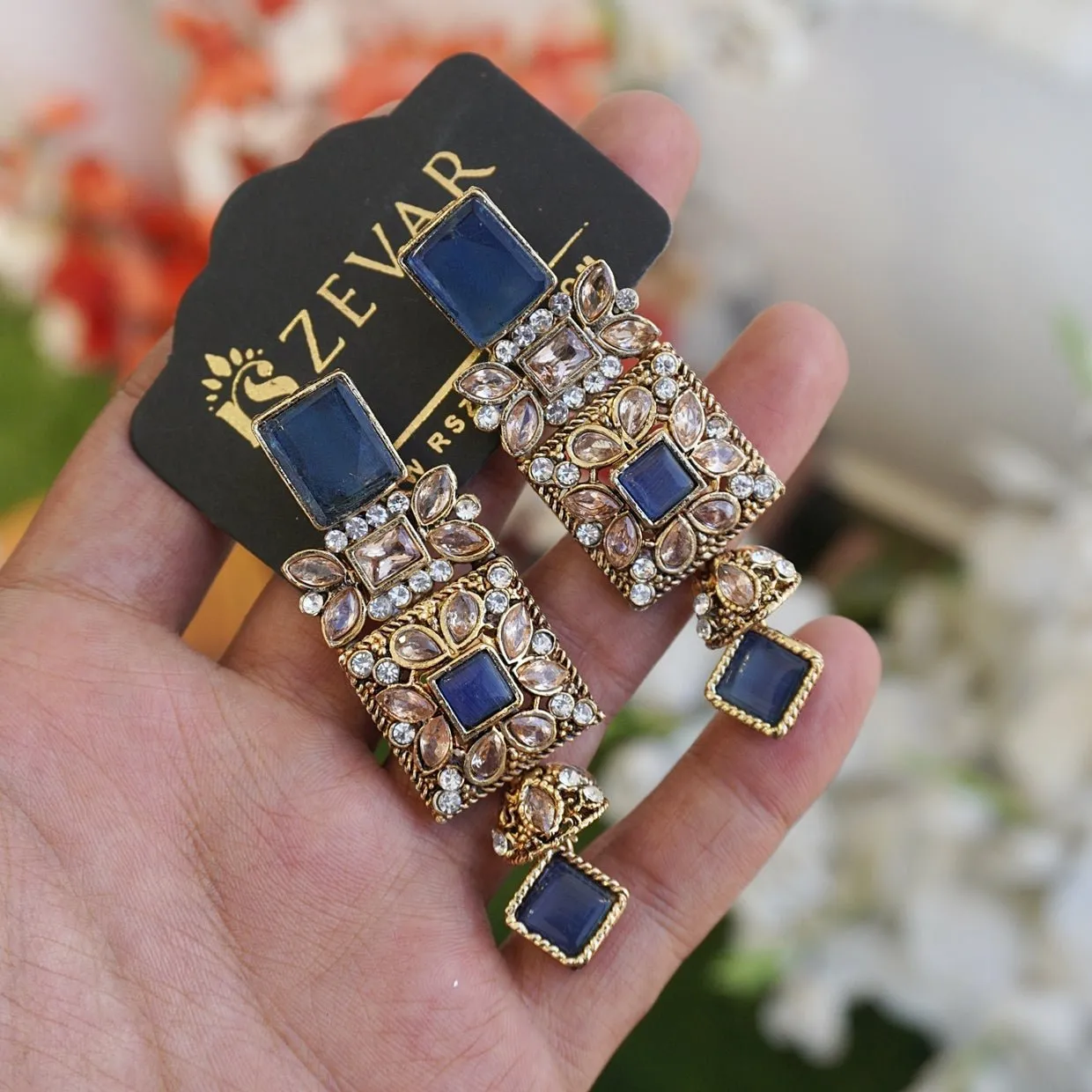 Antique Egyptian Earrings With Zircones