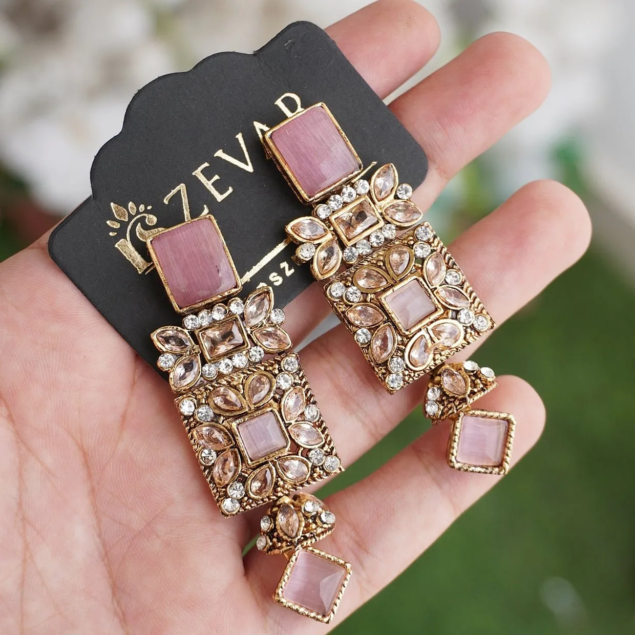 Antique Egyptian Earrings With Zircones