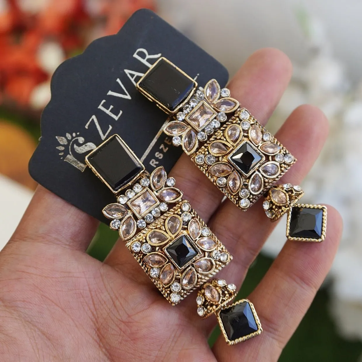 Antique Egyptian Earrings With Zircones