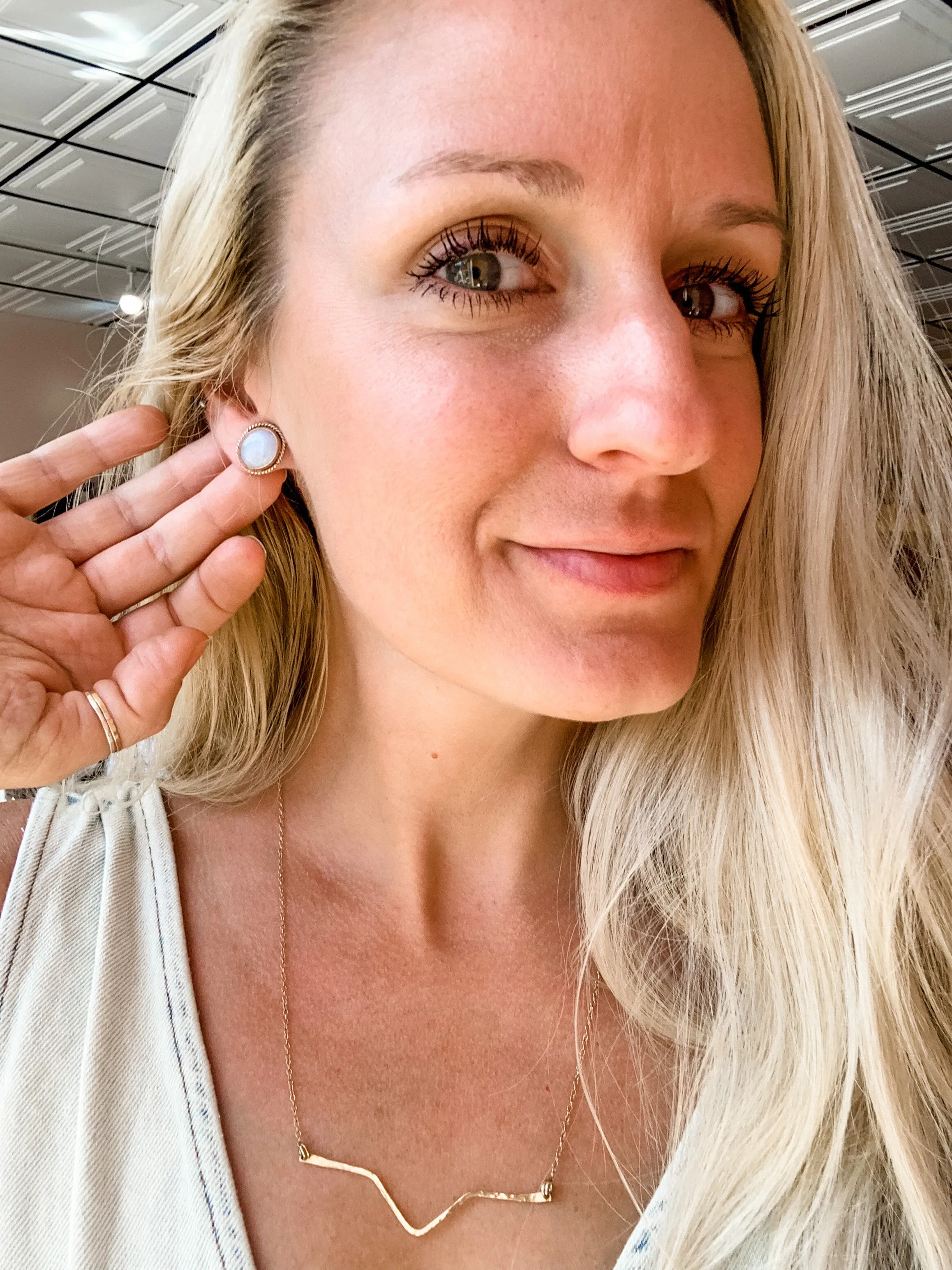 Antique Moonstone Earrings