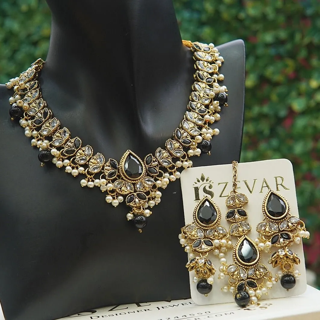 Antique Semi-Precious Necklace Set