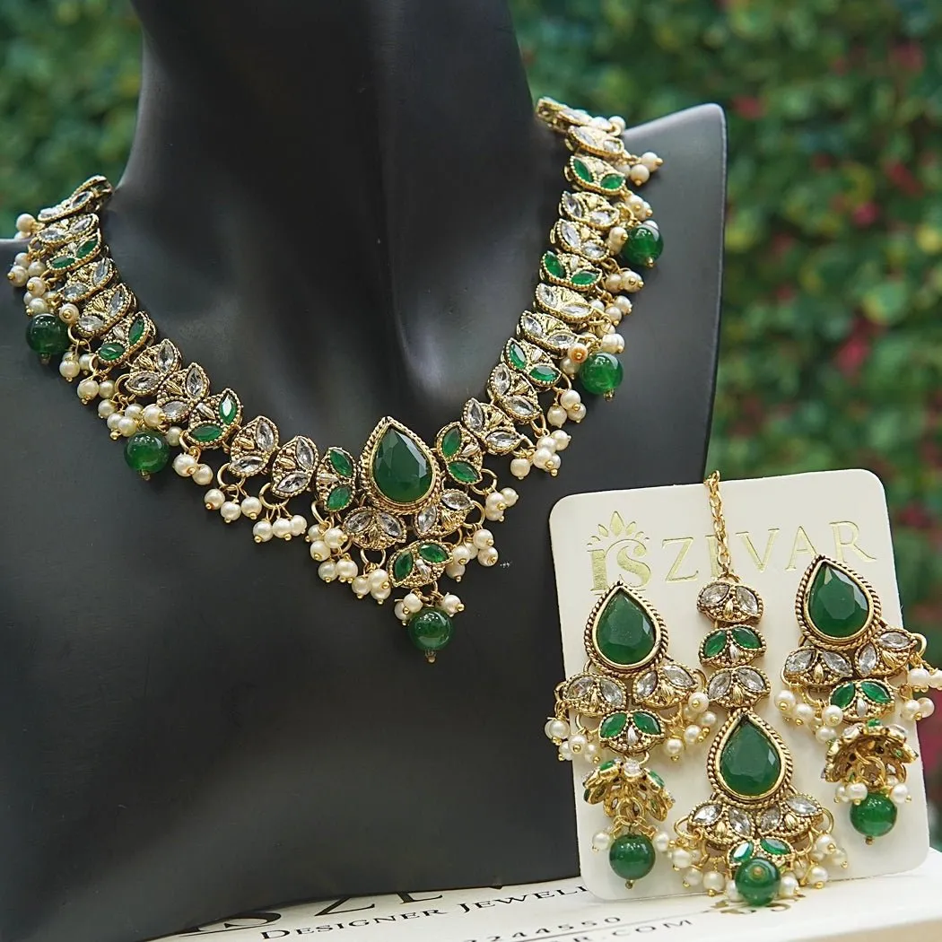 Antique Semi-Precious Necklace Set