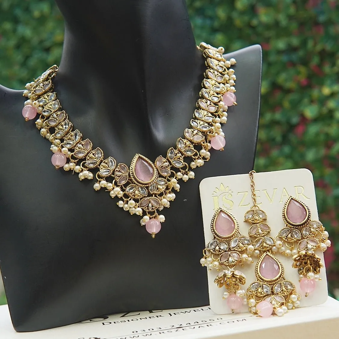 Antique Semi-Precious Necklace Set