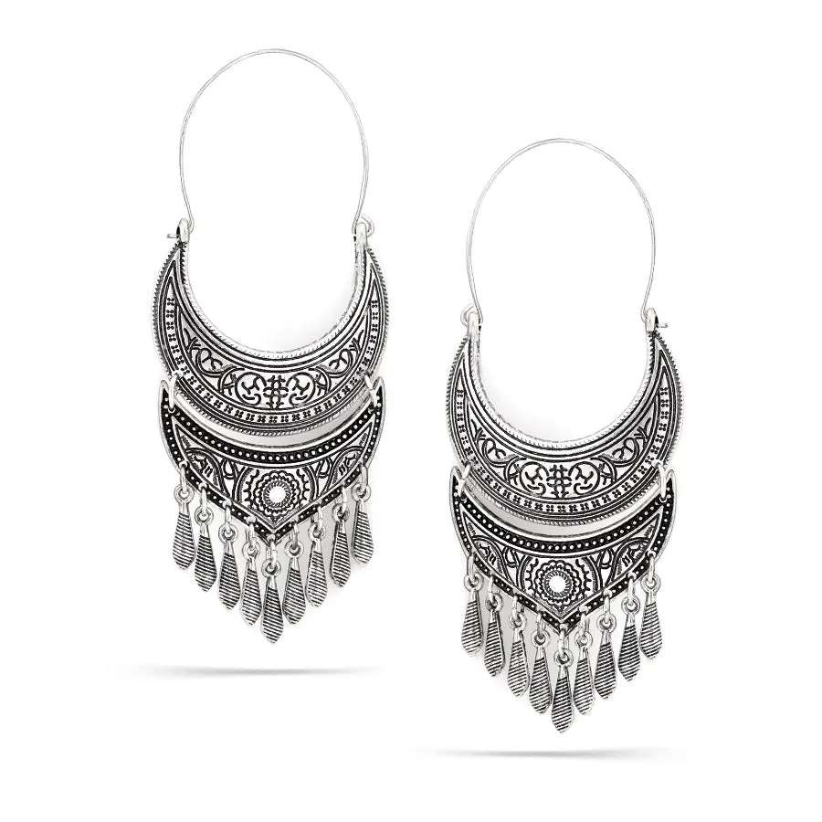 ANTIQUE SILVER DROP EARRINGS #SQ2013 (MF5)