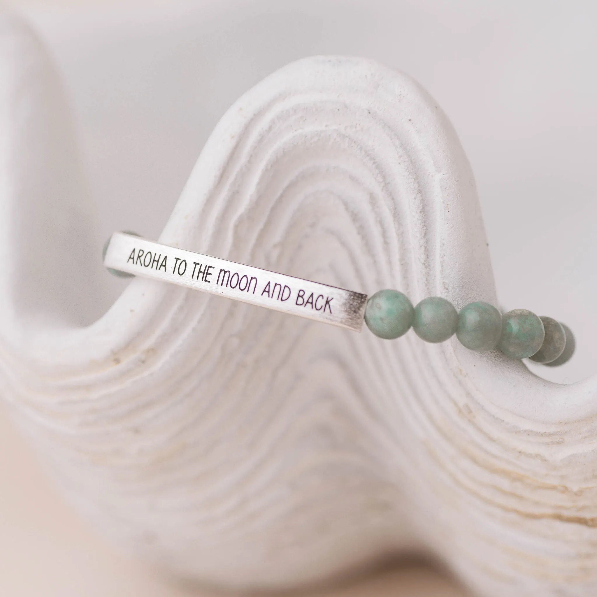 Aroha to the Moon and Back Bracelet - Amazonite