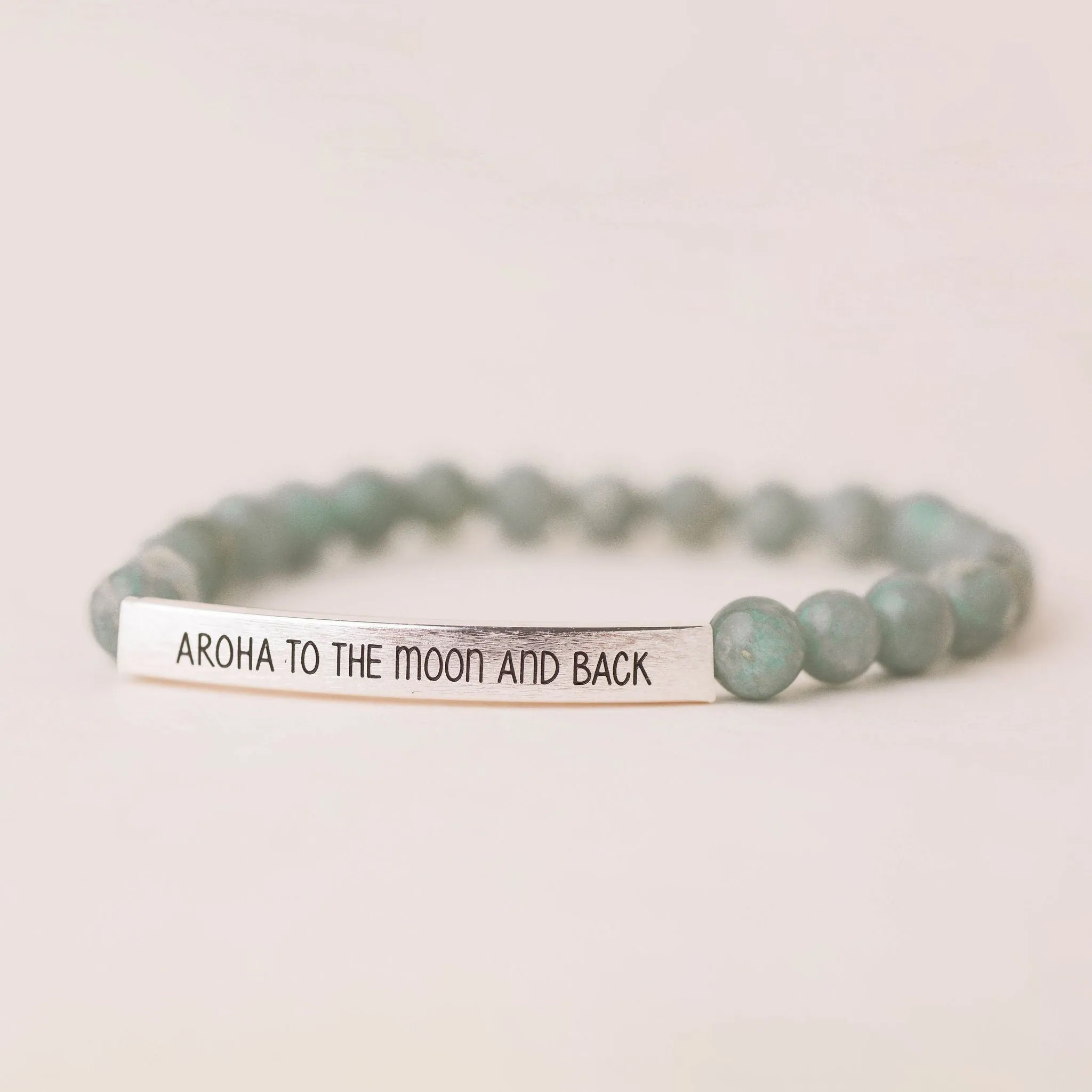 Aroha to the Moon and Back Bracelet - Amazonite