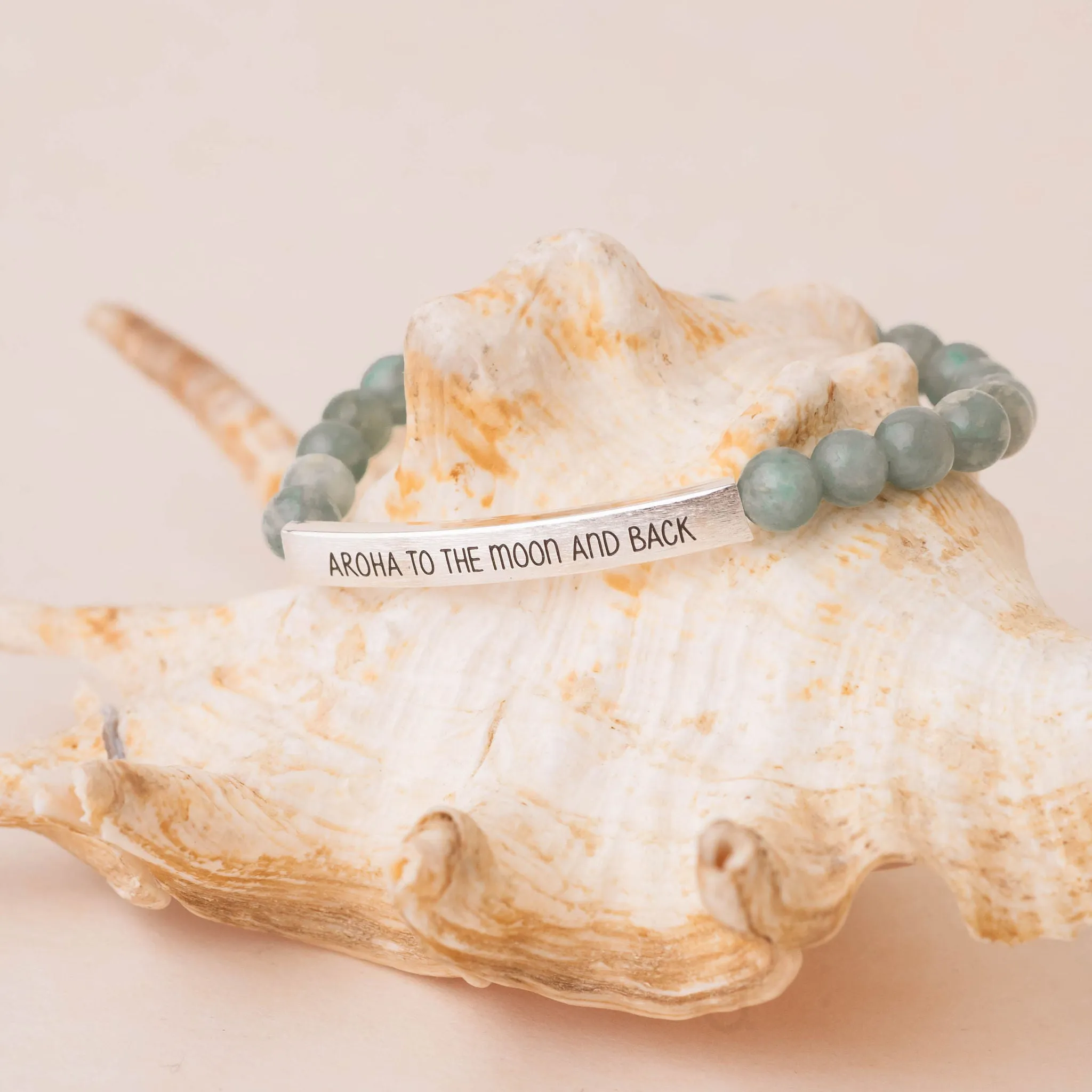 Aroha to the Moon and Back Bracelet - Amazonite
