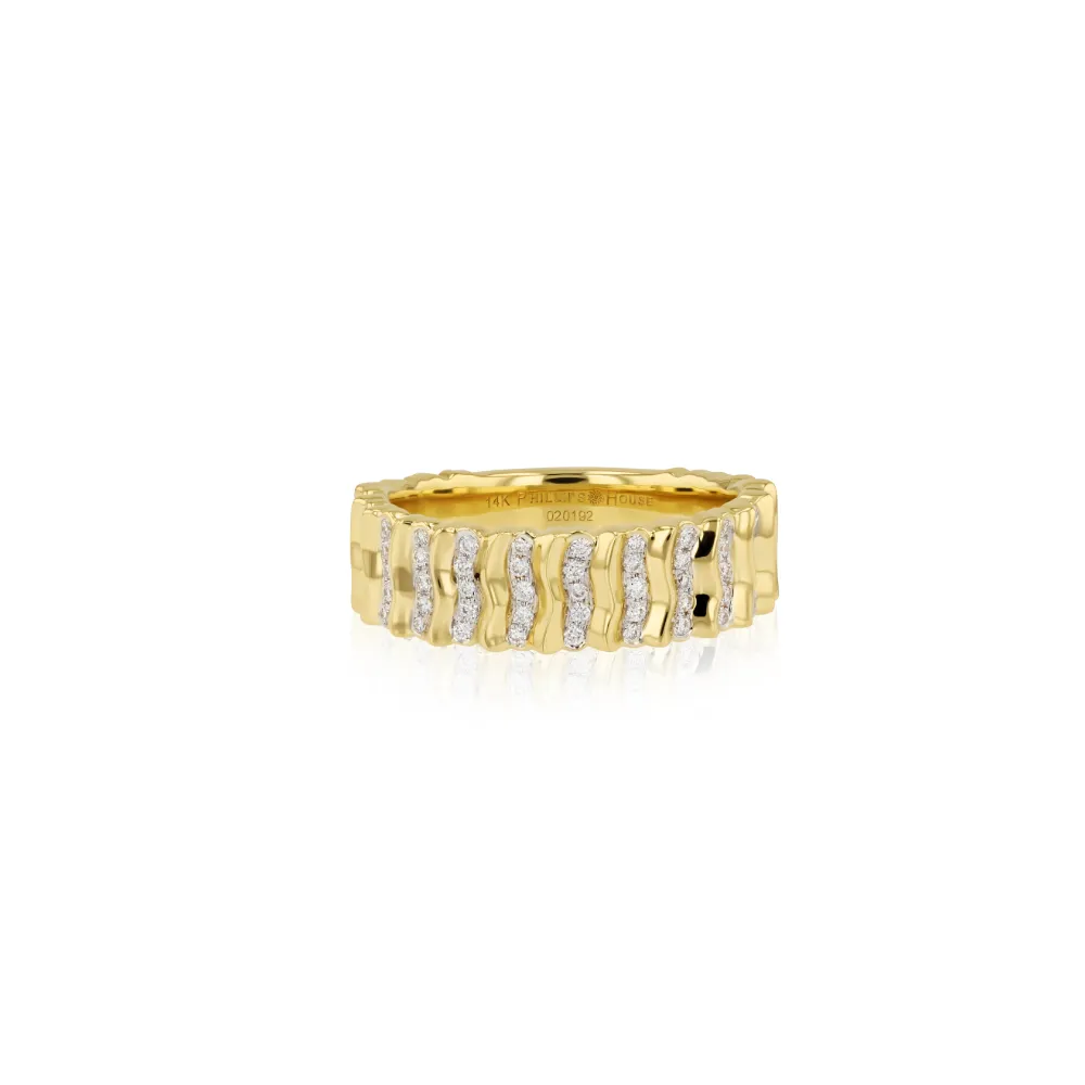 Aura Swirl Band Ring