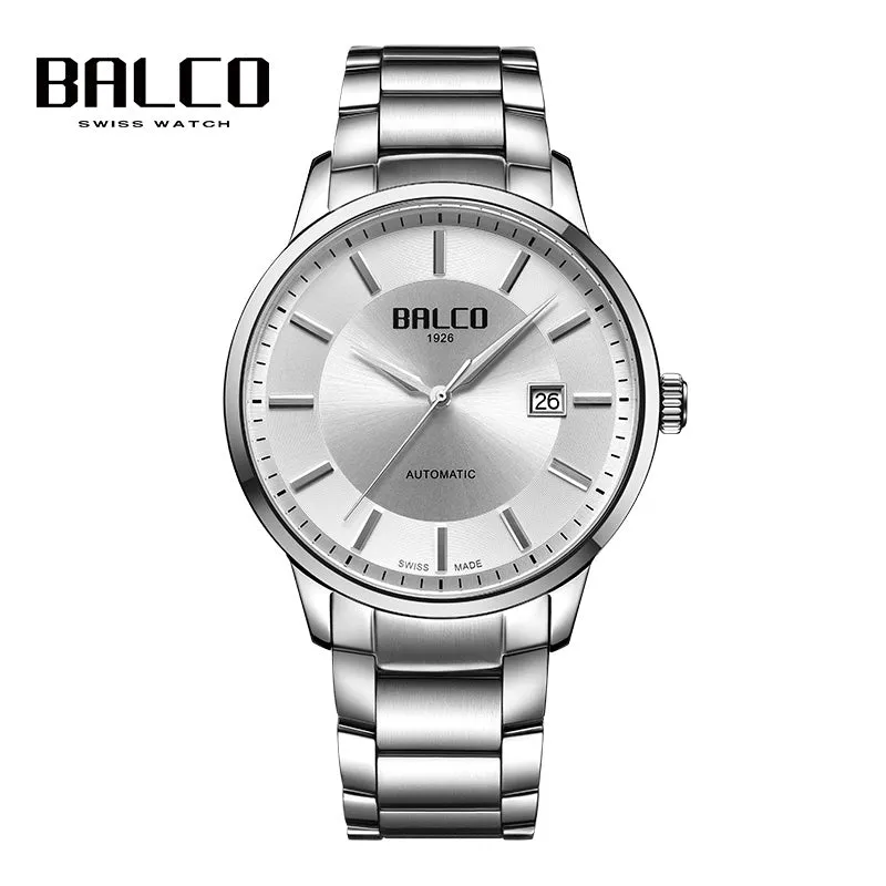 BALCO Swiss Watch For Men- Stainless Steel,Classic Style for Business Meeting