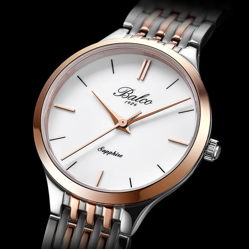 BALCO Women Quartz Wristwatch-Sapphire Glass, Fashion Watch for Everyday Wear