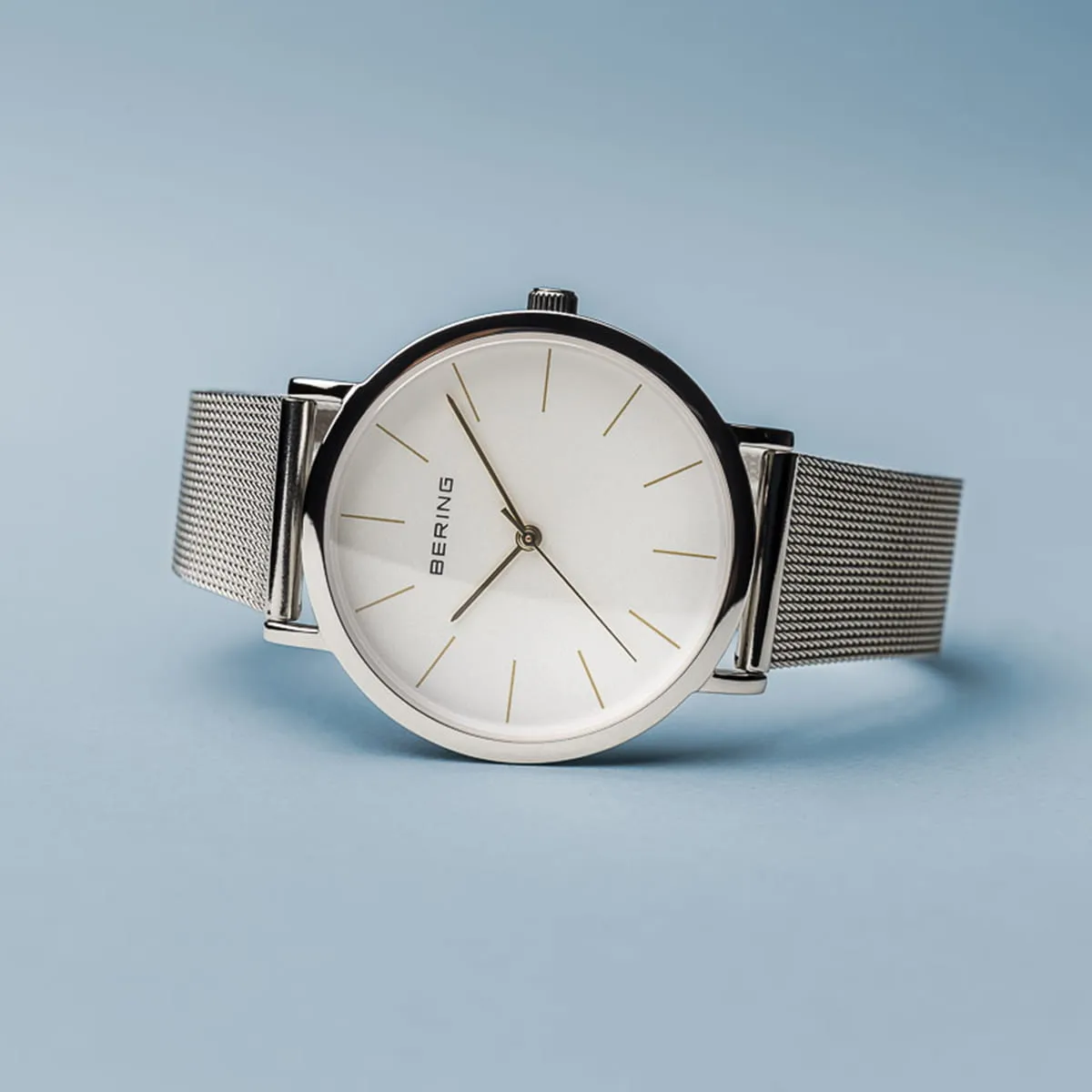 Bering Classic Stainless Steel Mesh Watch
