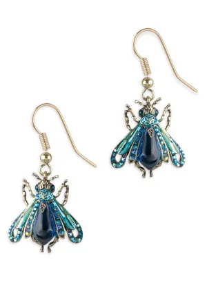 Bill Skinner Vintage Moth Drop Earrings