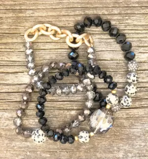 Black Beauty Bracelet Stack