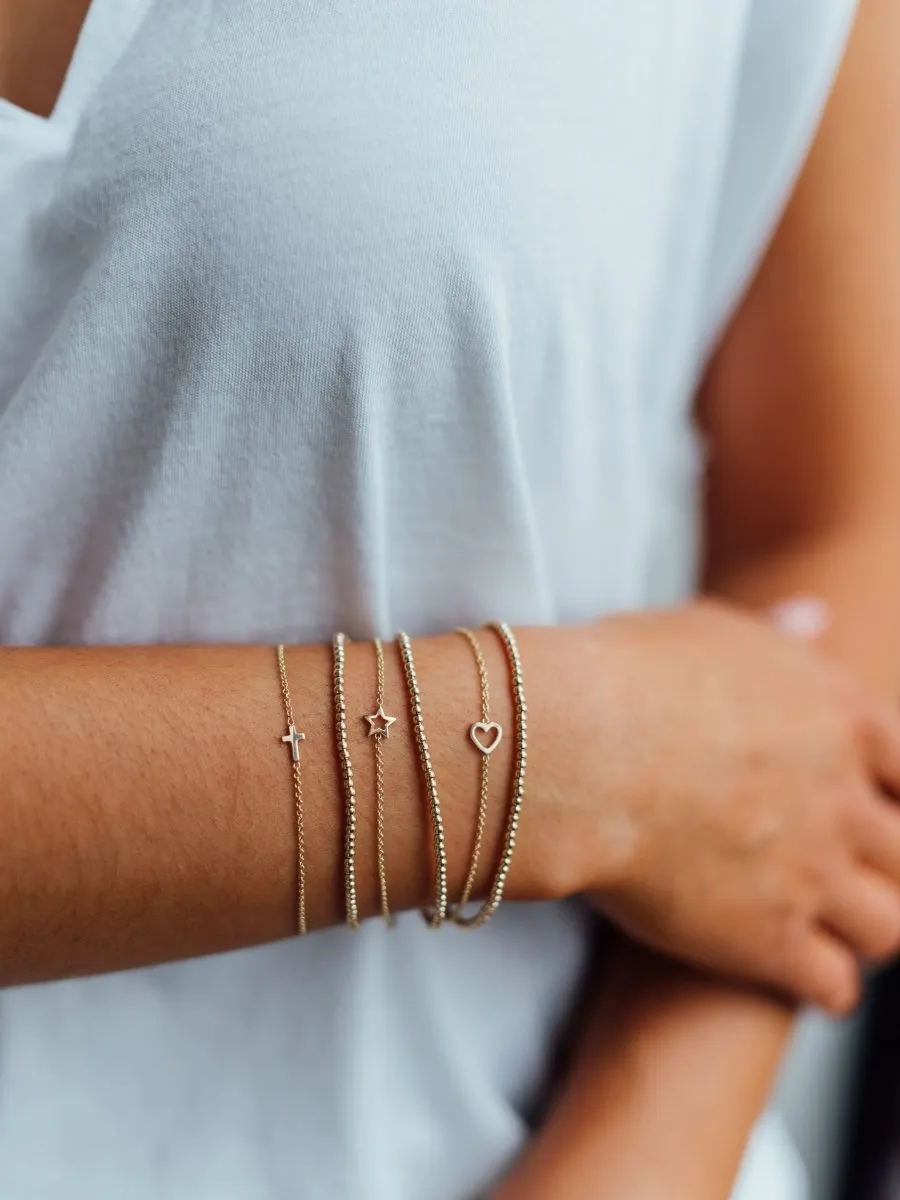 Blair Heart Bracelet 14K
