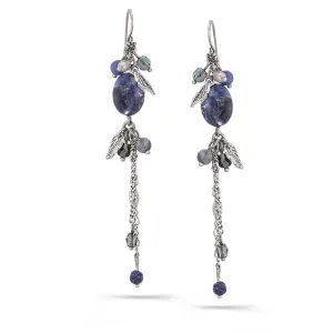 BLUE DROP EARRINGS #151BL3401 (5F9)