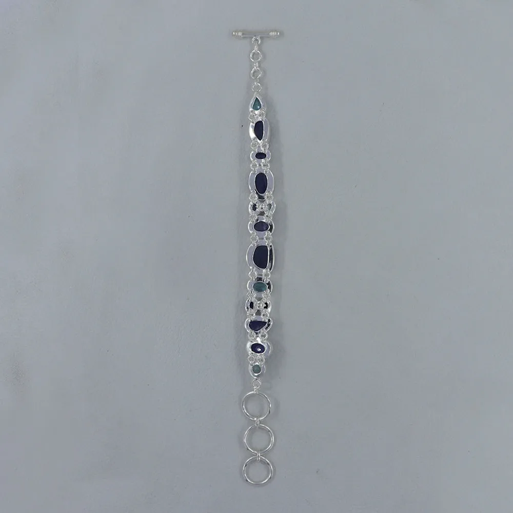 Blue Raw Tanzanite Bracelets