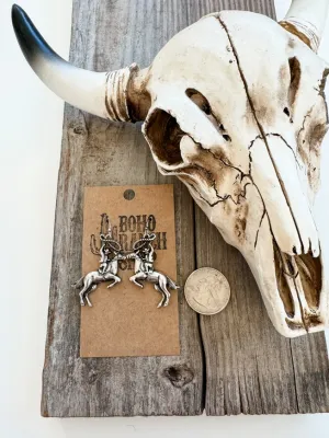Boho Ranch Western Pendant Dangle Earrings #778723225M