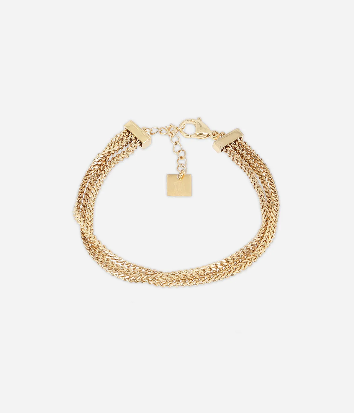 Bracelet Doble (Acier doré)